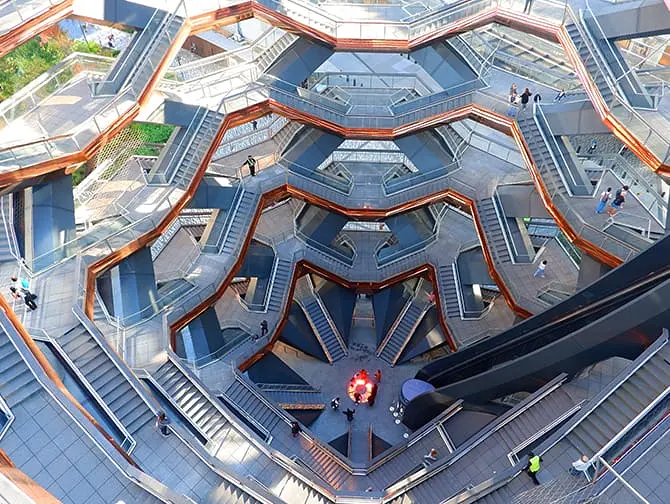 Hudson Yards Vessel i New York - Vessel struktur