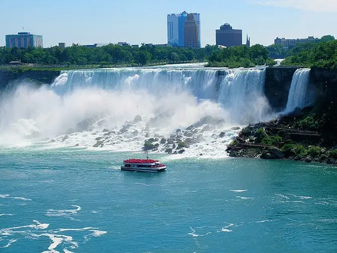 Dagsresa från New York till Niagarafallen med buss - Maid of the Mist