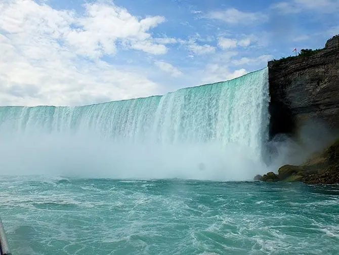Dagsresa från New York till Niagarafallen med buss - Utsikt fran Maid of the Mist