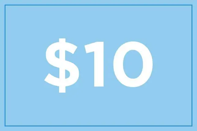 Presentkort $10