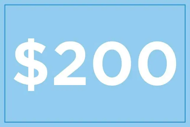 Presentkort $200