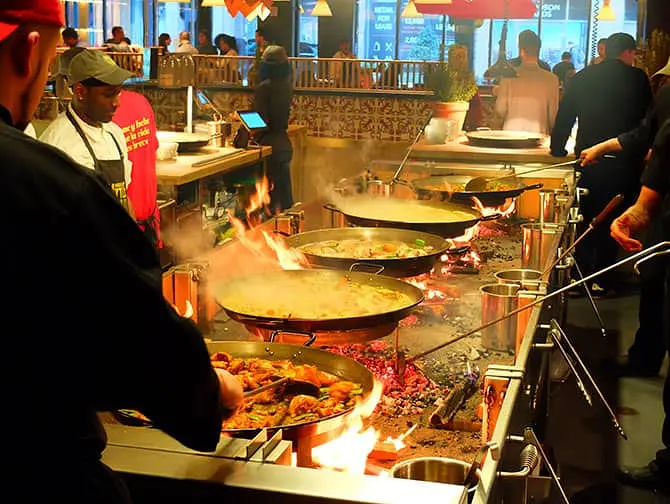 Hudson Yards i New York - Mercado Little Spain