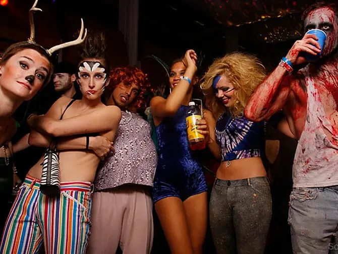 Halloweenfester i New York