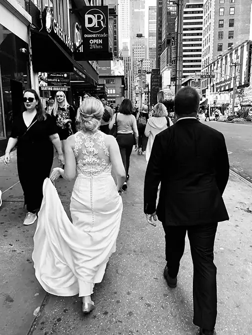 Bröllopsfotograf i New York - Gatufoto