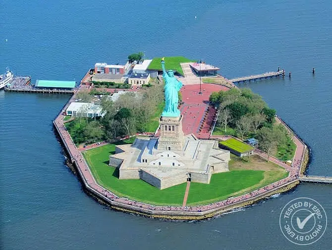 Helikoptertur i New York - Frihetsgudinnan