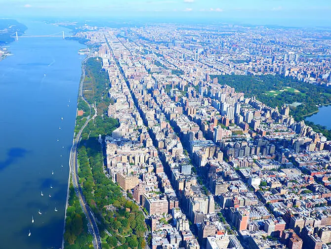 Helikoptertur i New York - Utsikt över Central Park