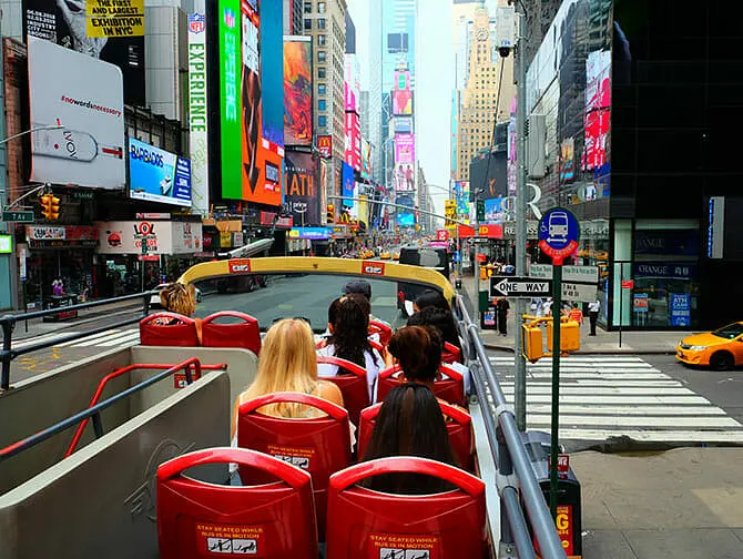 Resplan för 4 dagar i New York