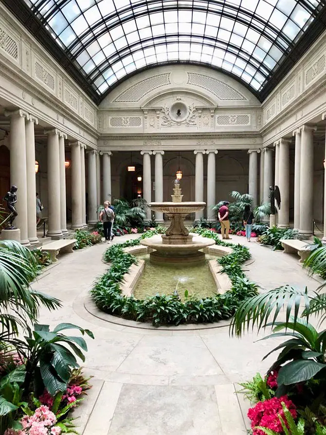 Courtyard Frick Museum New York