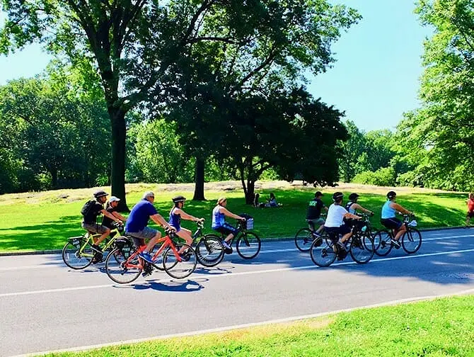 Ekovänlig New York-resa - cykla i Central Park