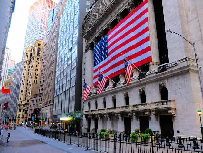 Lower Manhattan och the Financial District i New York