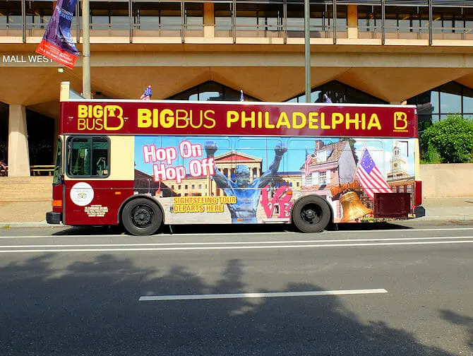 Philadelphia rabattkort för sevärdheter - Hop on Hop off buss