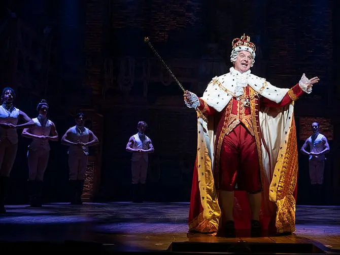 biljetter till Hamilton på Broadway - The King