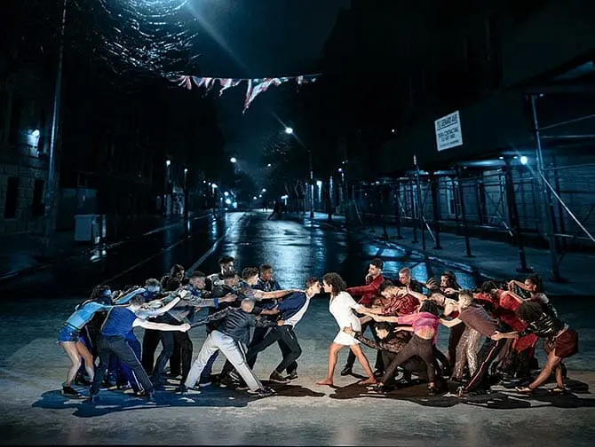 West Side Story på Broadway Tickets - kamp mellan familjer
