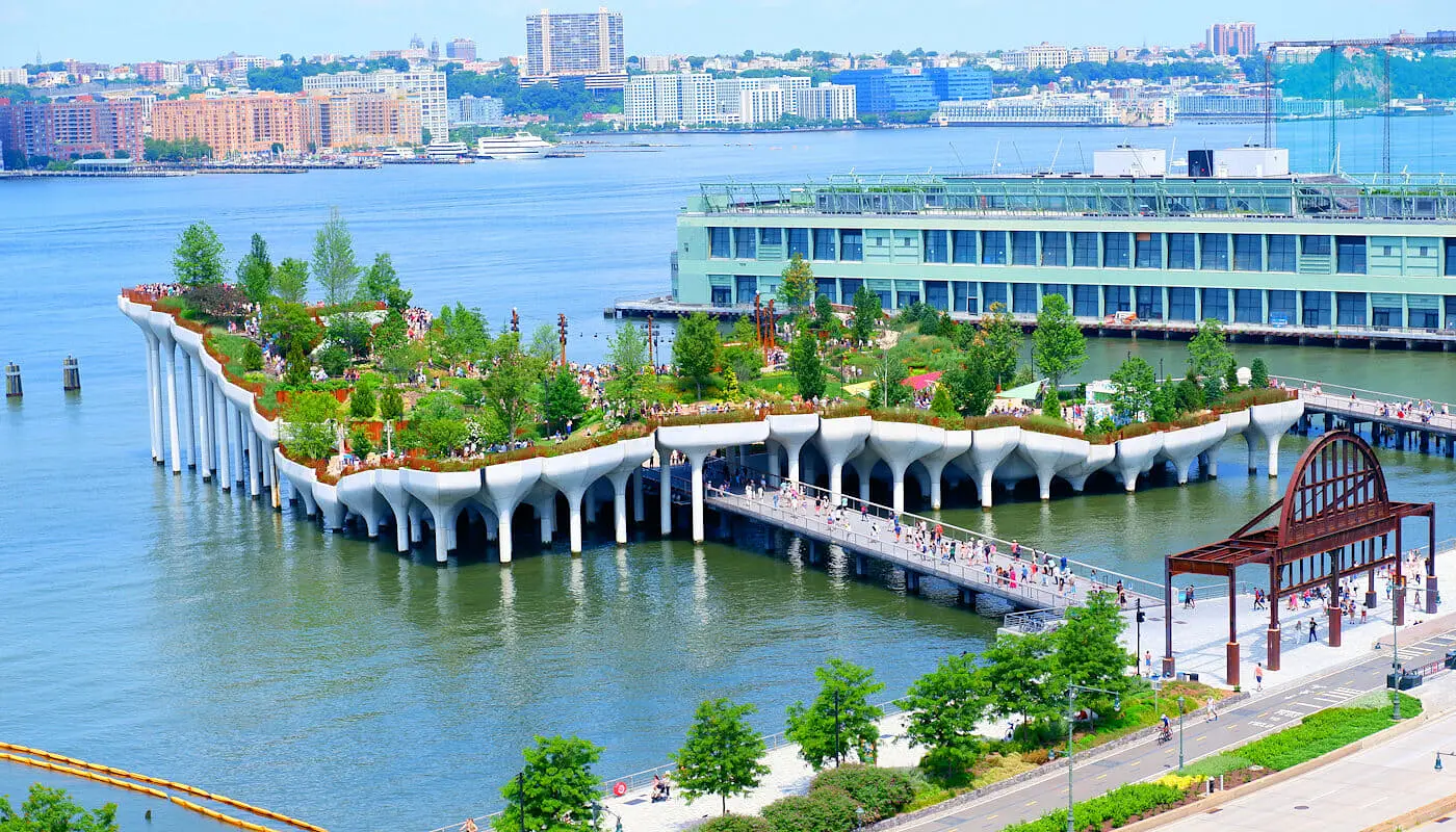 Little Island i New York - Hela ön