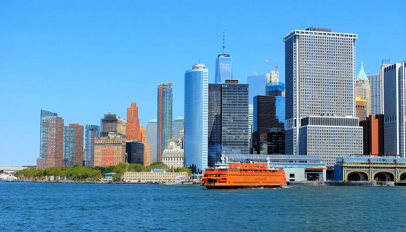 Staten Island i New York - Skyline