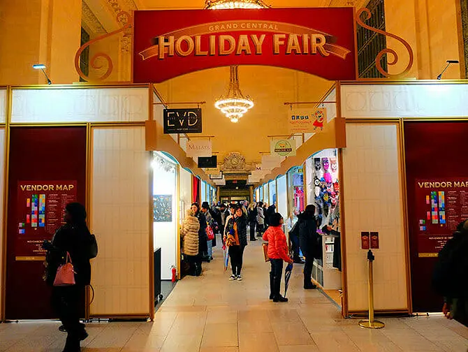 Julmarknaden i Grand Central Terminal