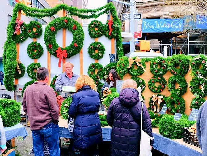 Julmarknader - Julmarknaden på Union Square