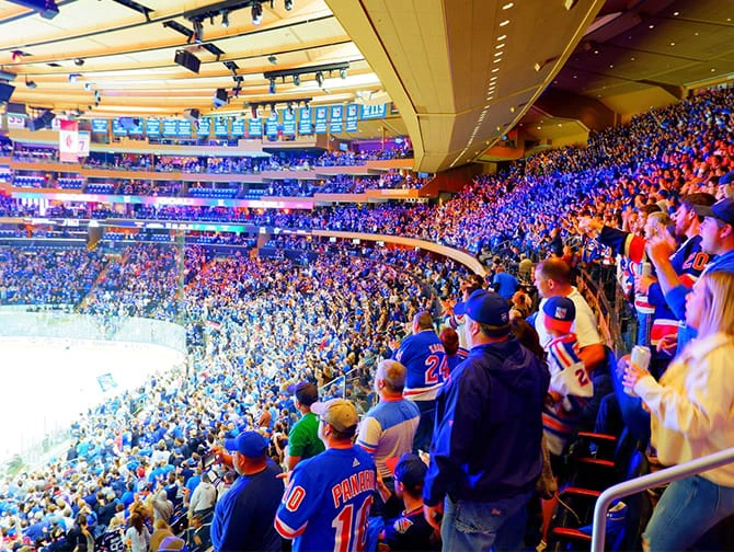 Bästa planeringen inför en New York Rangers match - Madison Square Garden