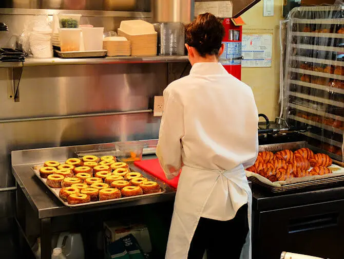B&auml;sta donuts i New York - Dominique Ansel Bakery inne