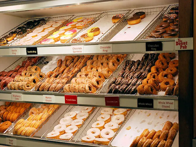 B&auml;sta donuts i New York - donuts p&aring; The Donut Pub