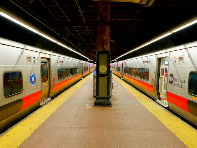 Metro North Railroad i New York - Spår