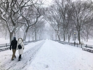 Snö i New York