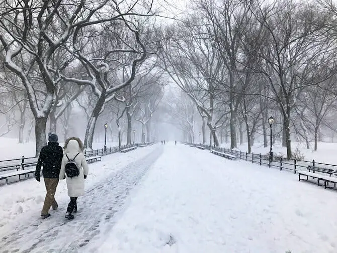 Snö i New York