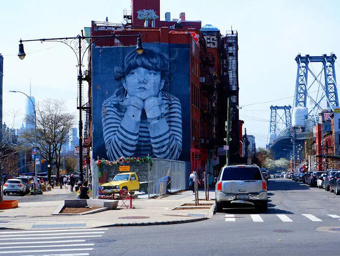 Gatukonst i New York - Brooklyn Williamsburg