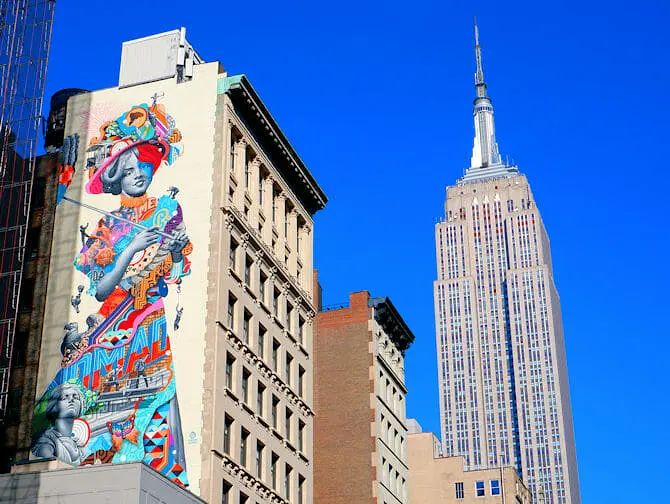 Gatukonst i New York - Manhattan NYC