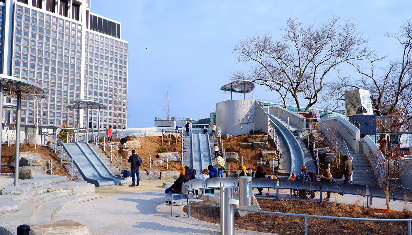 Lekplatser i New York - Battery Playscape