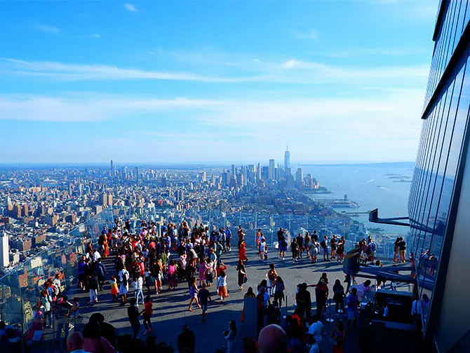 City Climb at Edge i New York - Observationsdäck