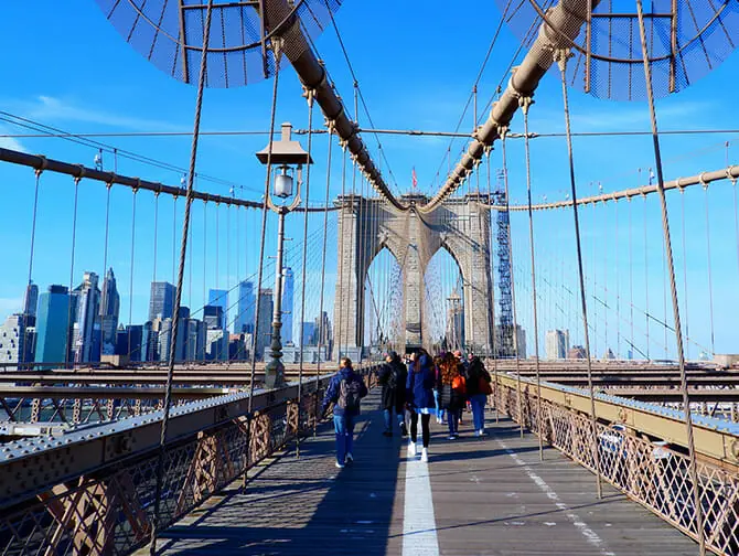 New York promenadrutter - DUMBO-Brooklyn Bridge