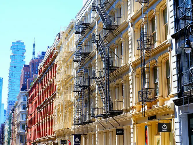 New York promenadrutter Routes - Greenwich, SoHo, Chinatown och Little Italy