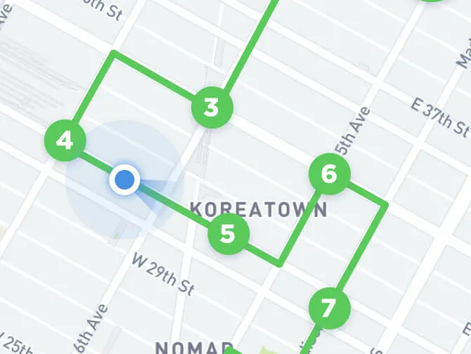 Promenadrutter i New York