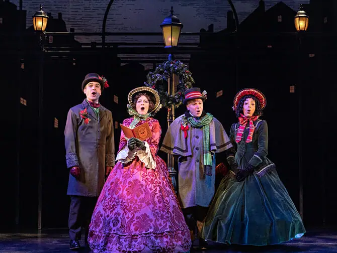 A Sherlock Carol på Broadway - cast