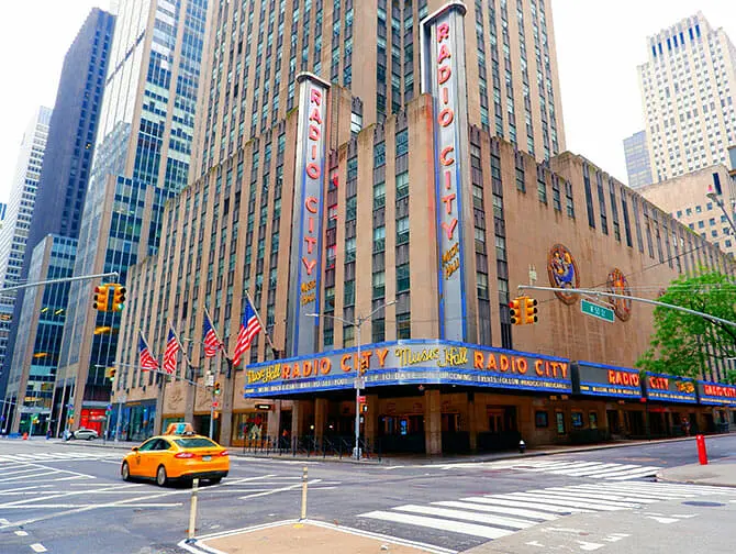 Rockefeller Center i New York - Radio City Music Hall