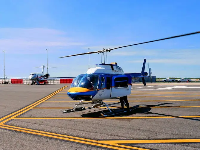 Helikoptertransport mellan JFK eller Newark Airport och Manhattan