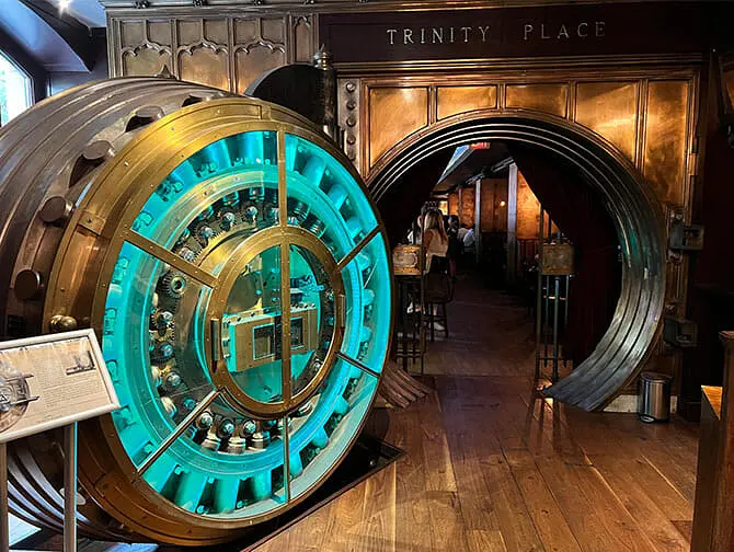 Restauranger med teman i New York - Trinity Place