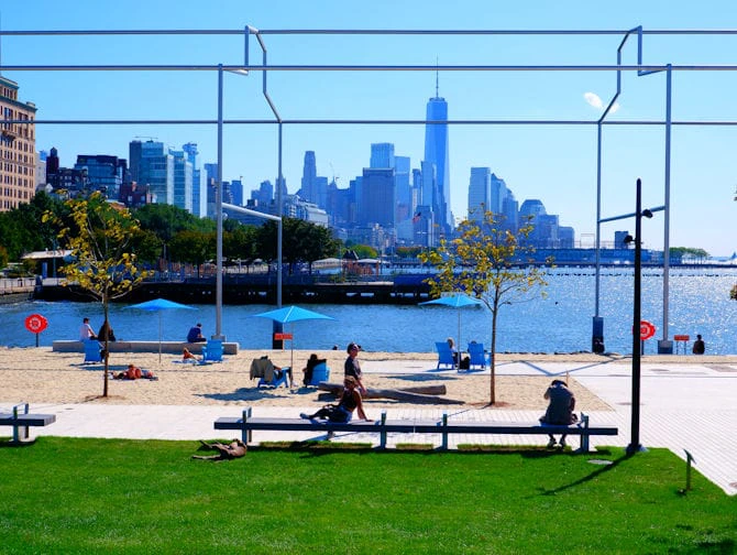 Gansevoort Peninsula i New York - Park