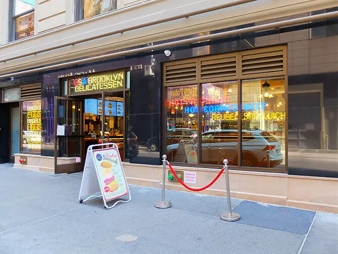 Frukost i New York - USA Brooklyn Delicatessen