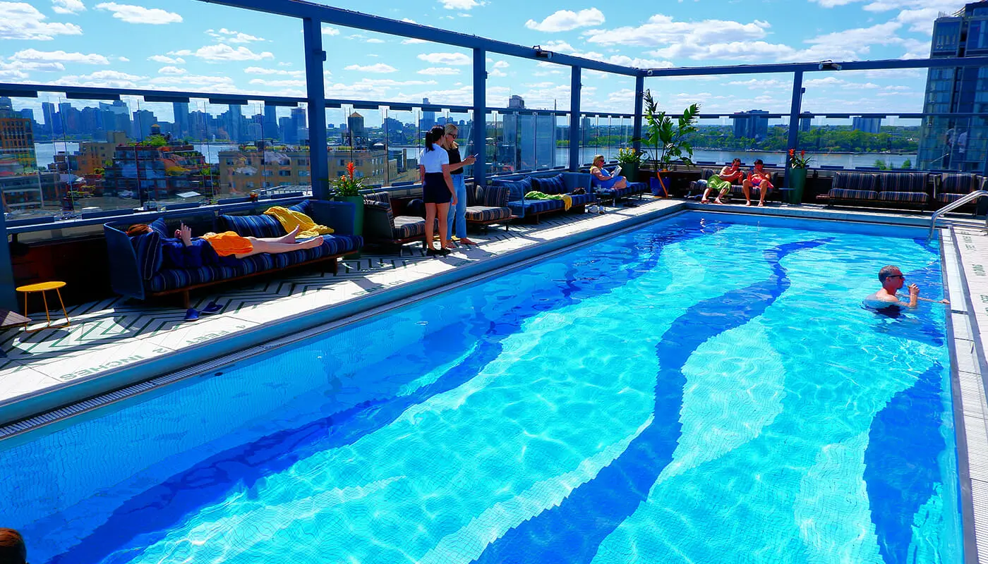 Hotell med pool i New York -Gansevoort Meatpacking