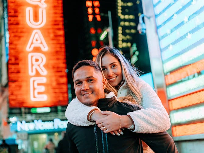 Photoshoot in New York Times Square photos