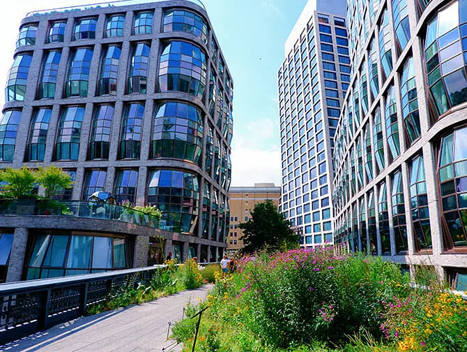 High Line Park i New York - Urban Park