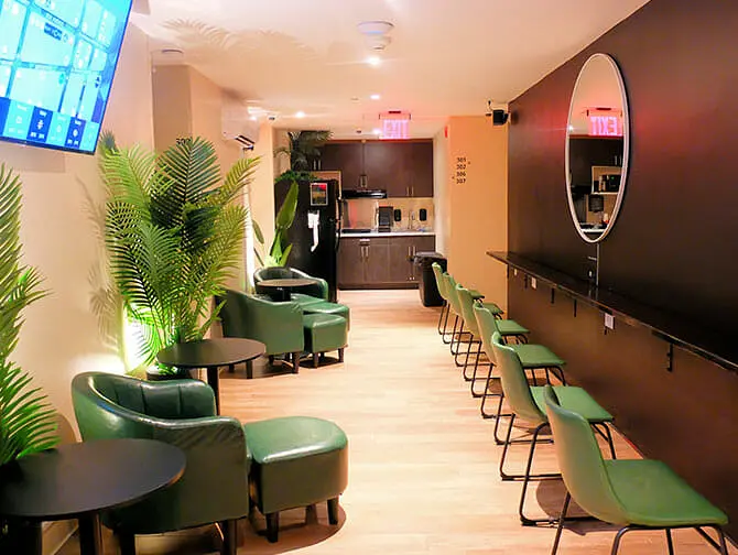 Hostels i New York Nap York - Central Park Sleep Station gemensamt område