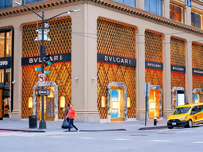 Shopping på Fifth Avenue - lyxbutiker