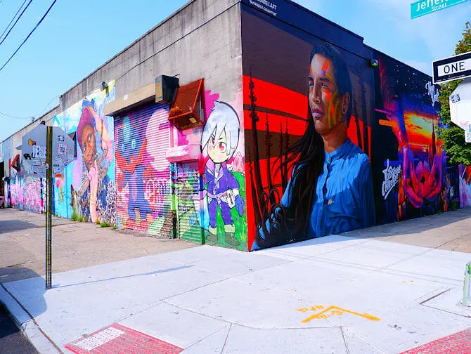 Saker att göra i Bushwick - Mural
