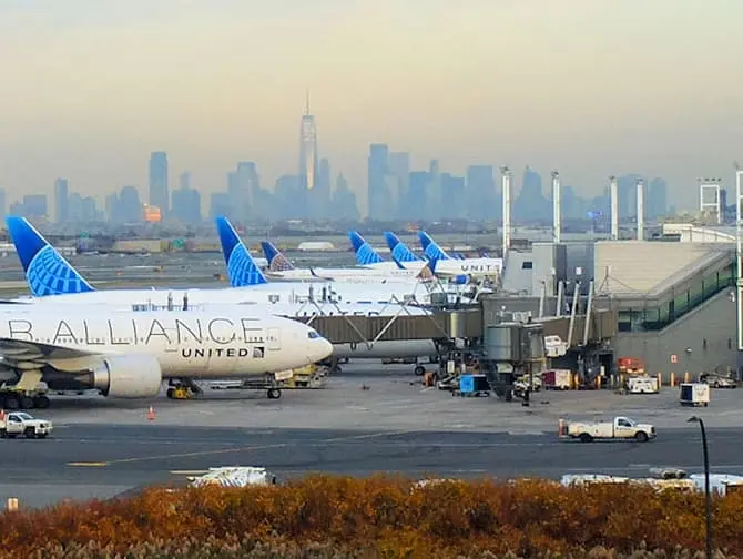 Newark Liberty International Airport - flygplan