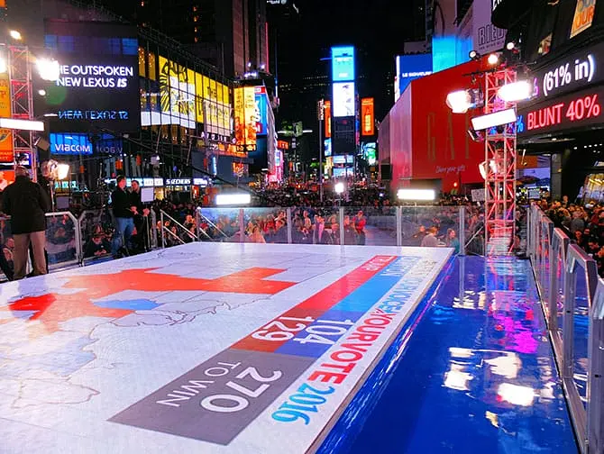 Det amerikanska valet i New York - Broadcast