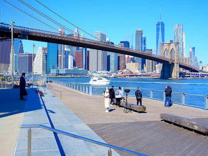 Guidade cykelturer i New York - Brooklyn Bridge Park