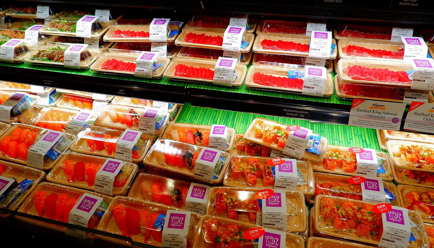 Den b&auml;sta sushin i New York - Stormarknad